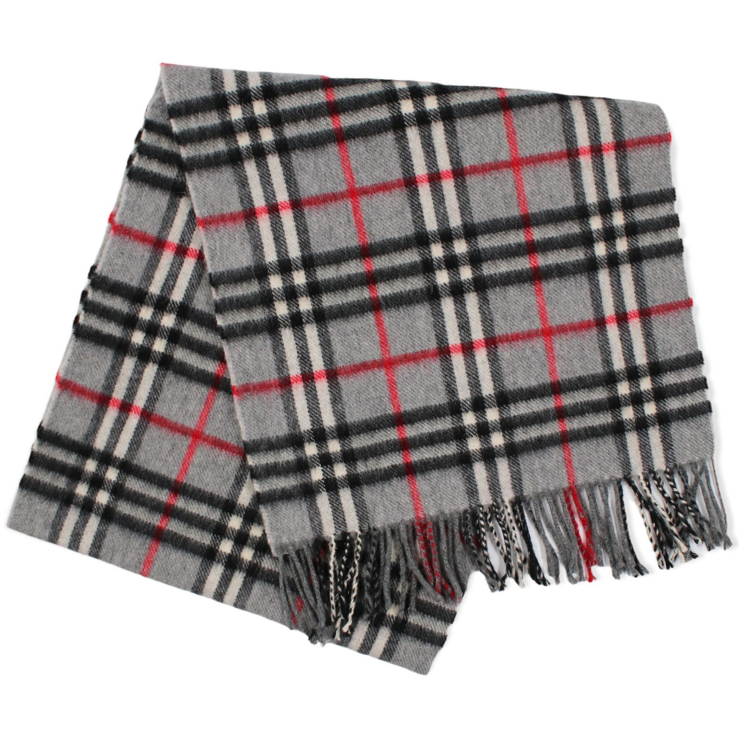 Burberry Kaschmirschal Nova Check grau