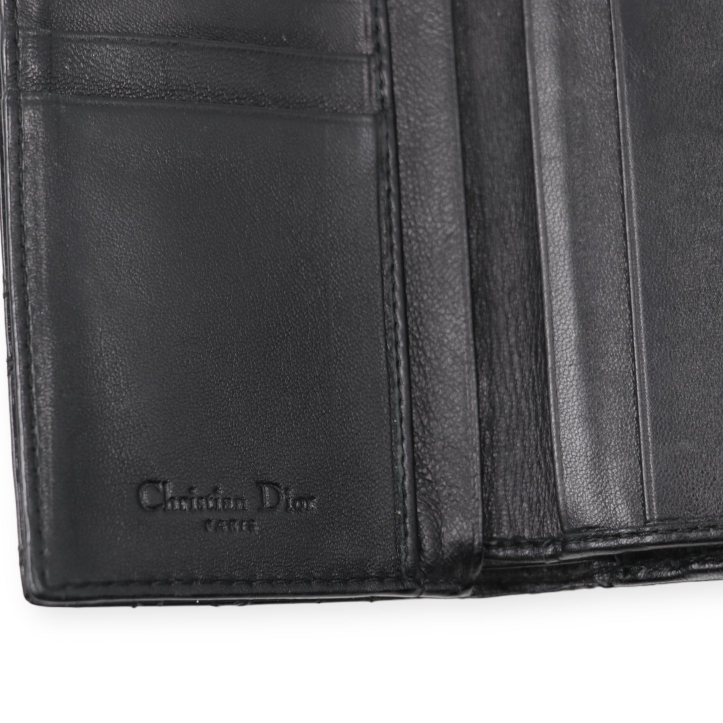 Christian Dior Portemonnaie schwarz