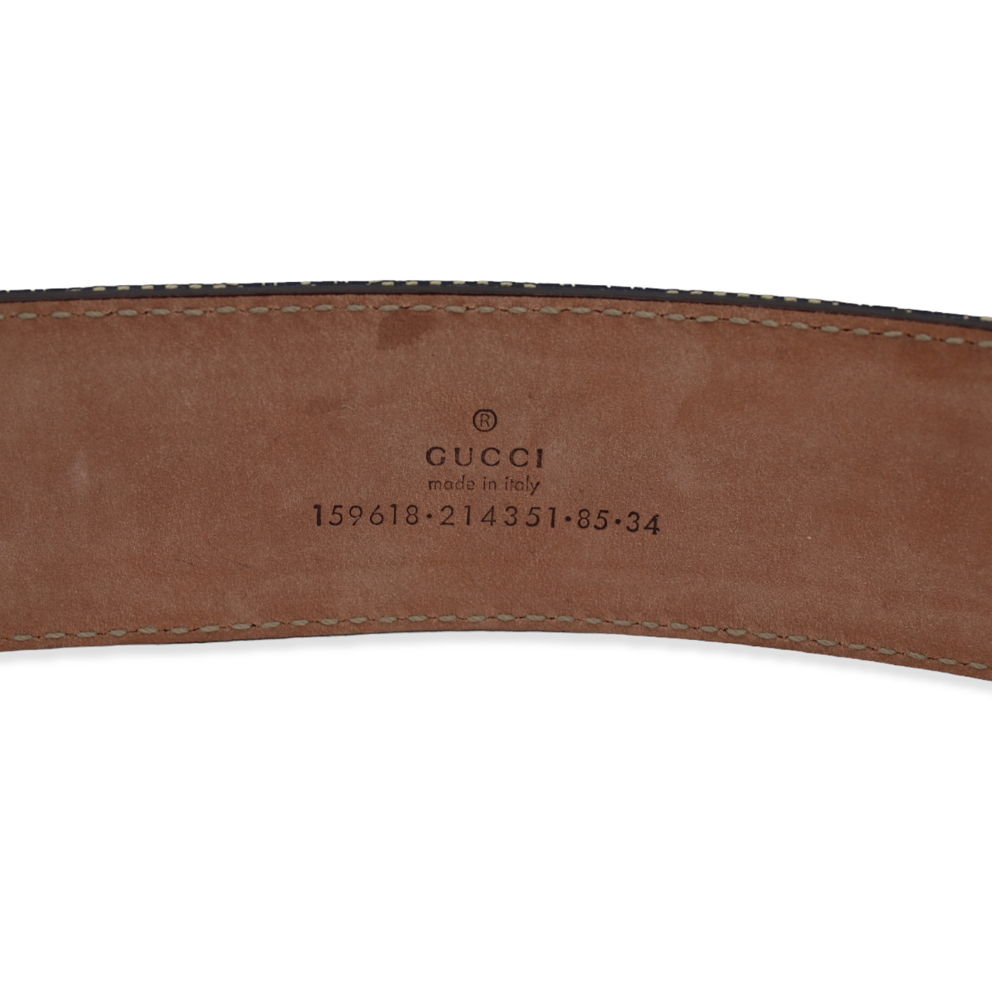 Gucci GG Supreme Gürtel blau