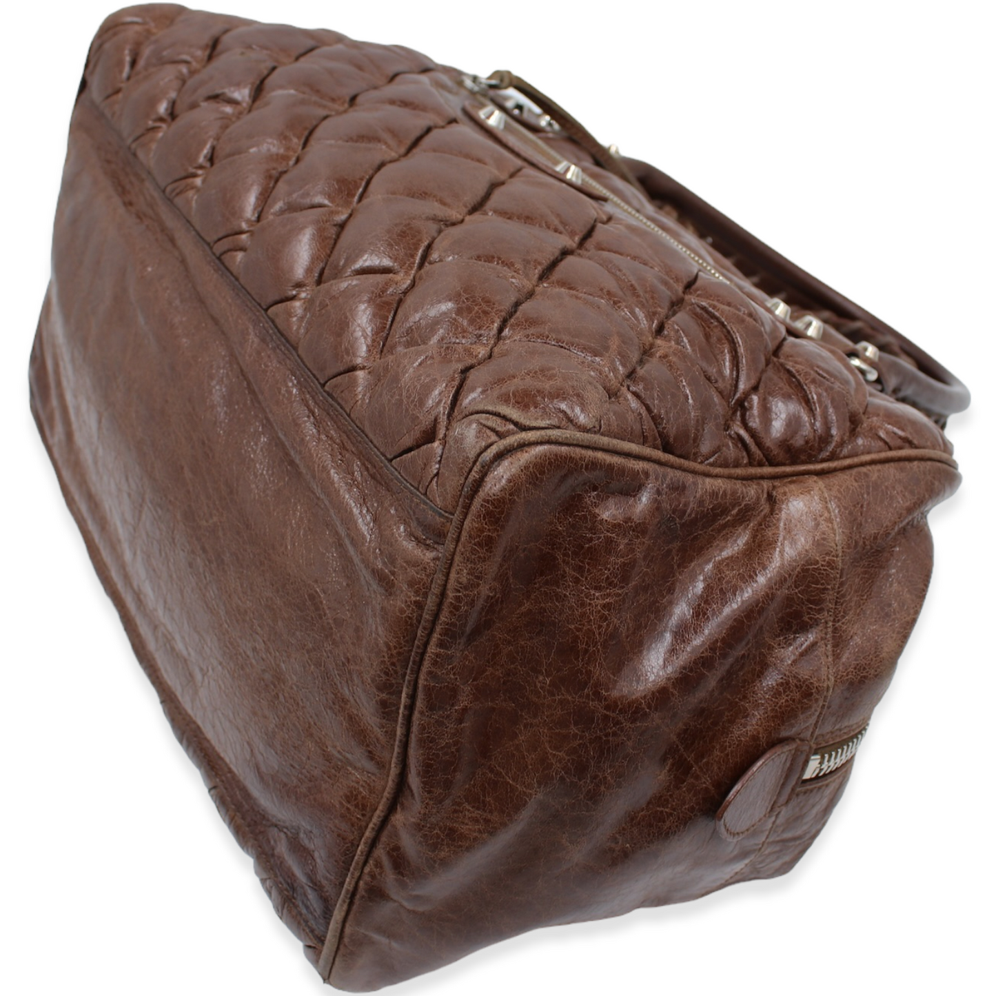Balenciaga Chèvre Matelassé braun