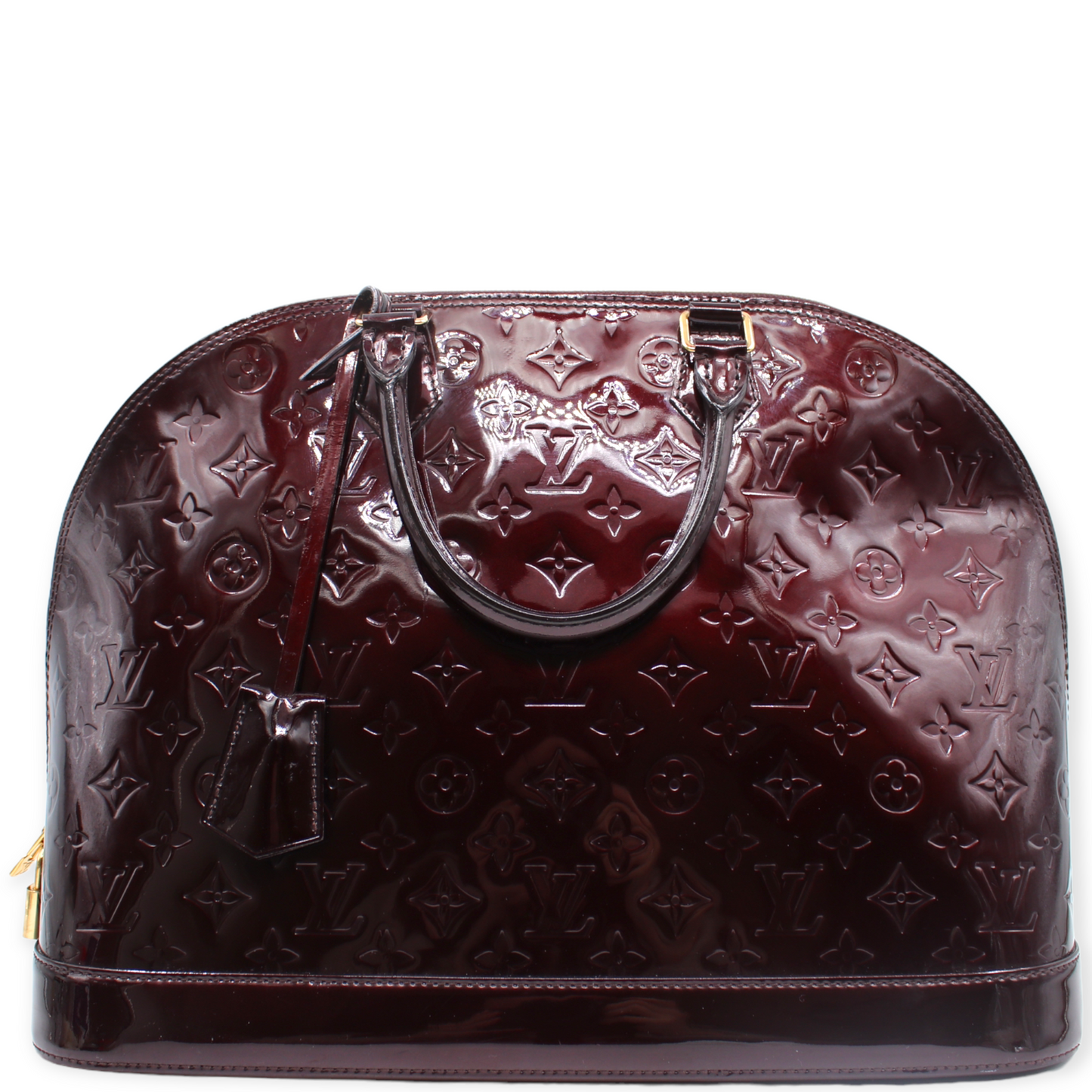 Louis Vuitton Alma GM Vernis Amarante