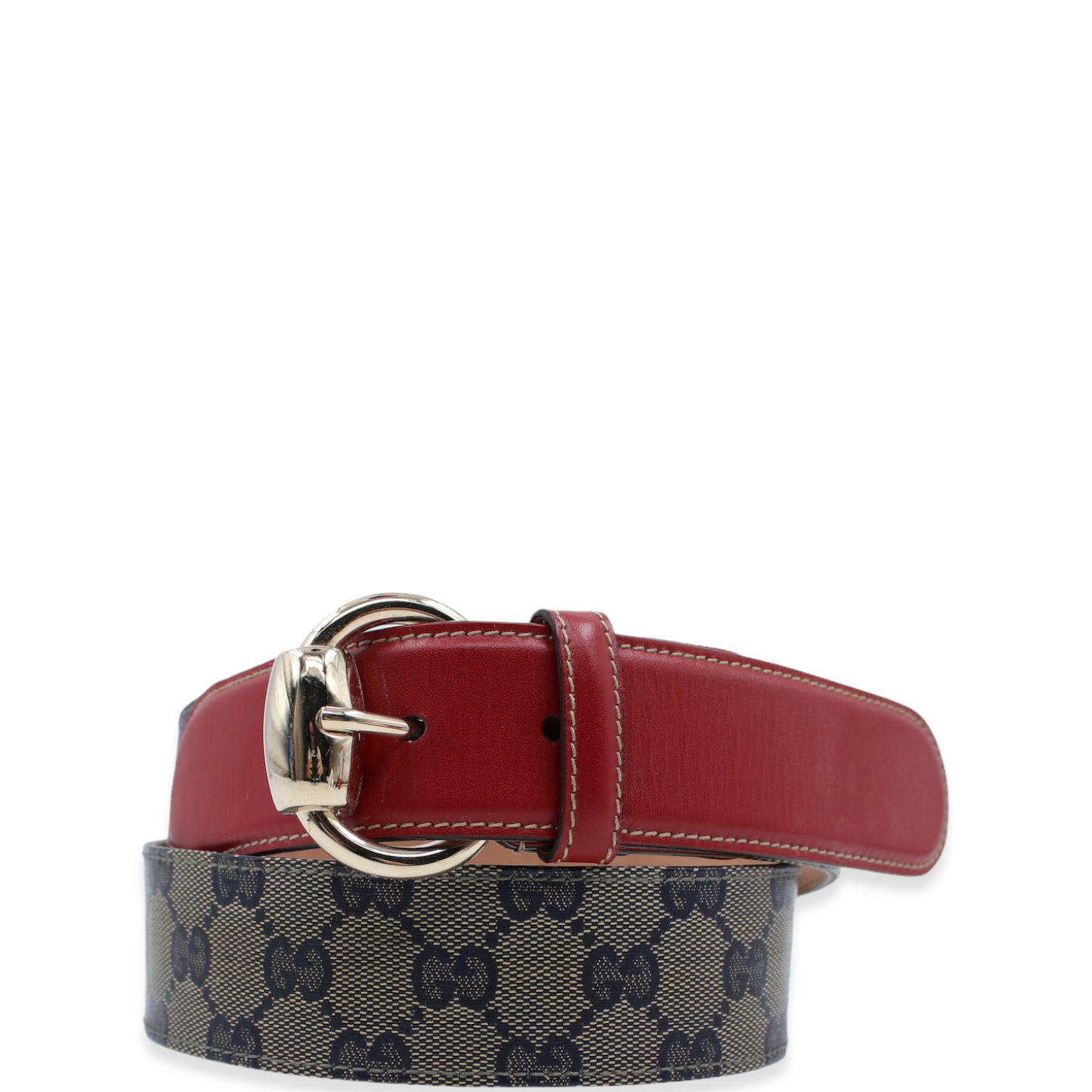 Gucci GG Supreme Gürtel blau