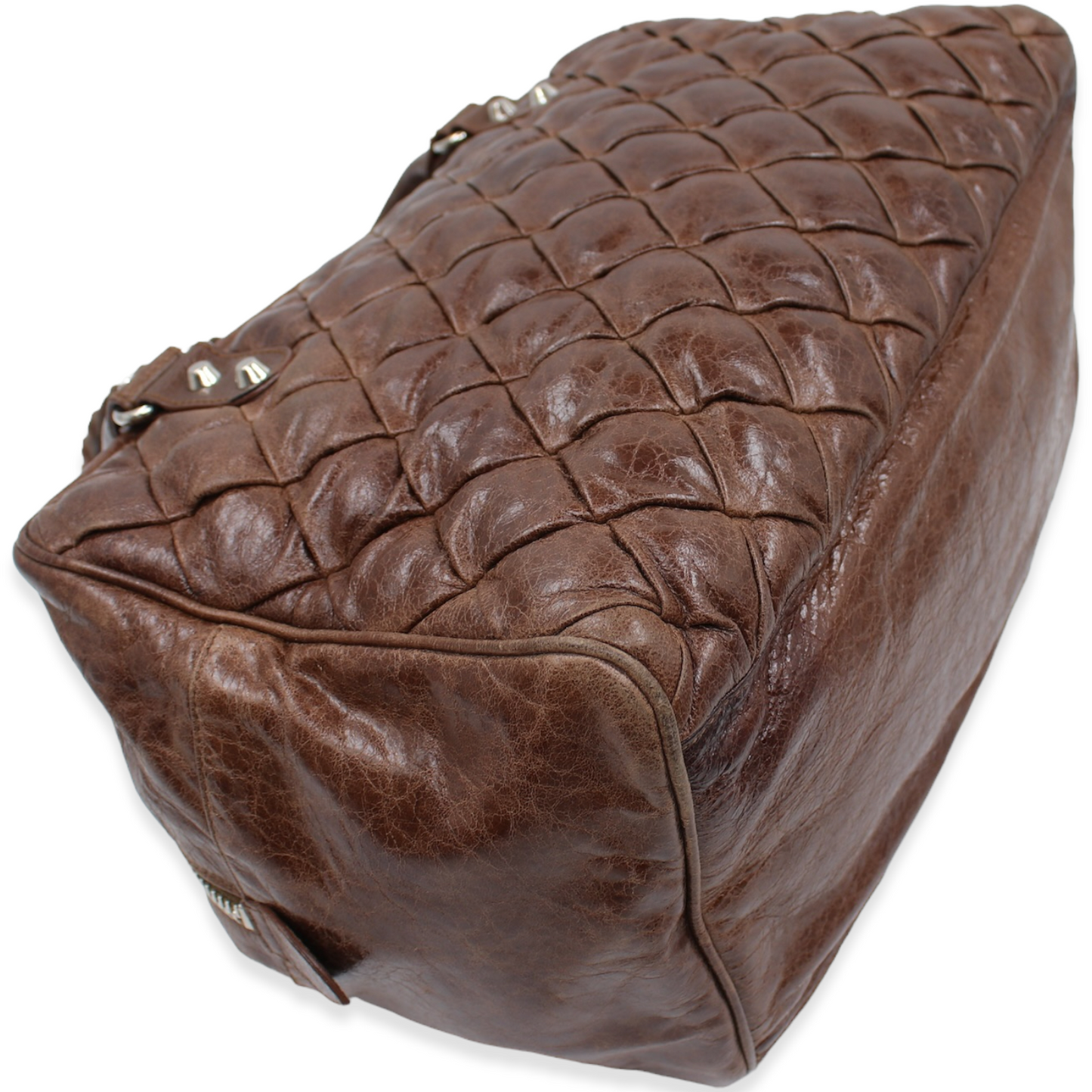 Balenciaga Chèvre Matelassé braun