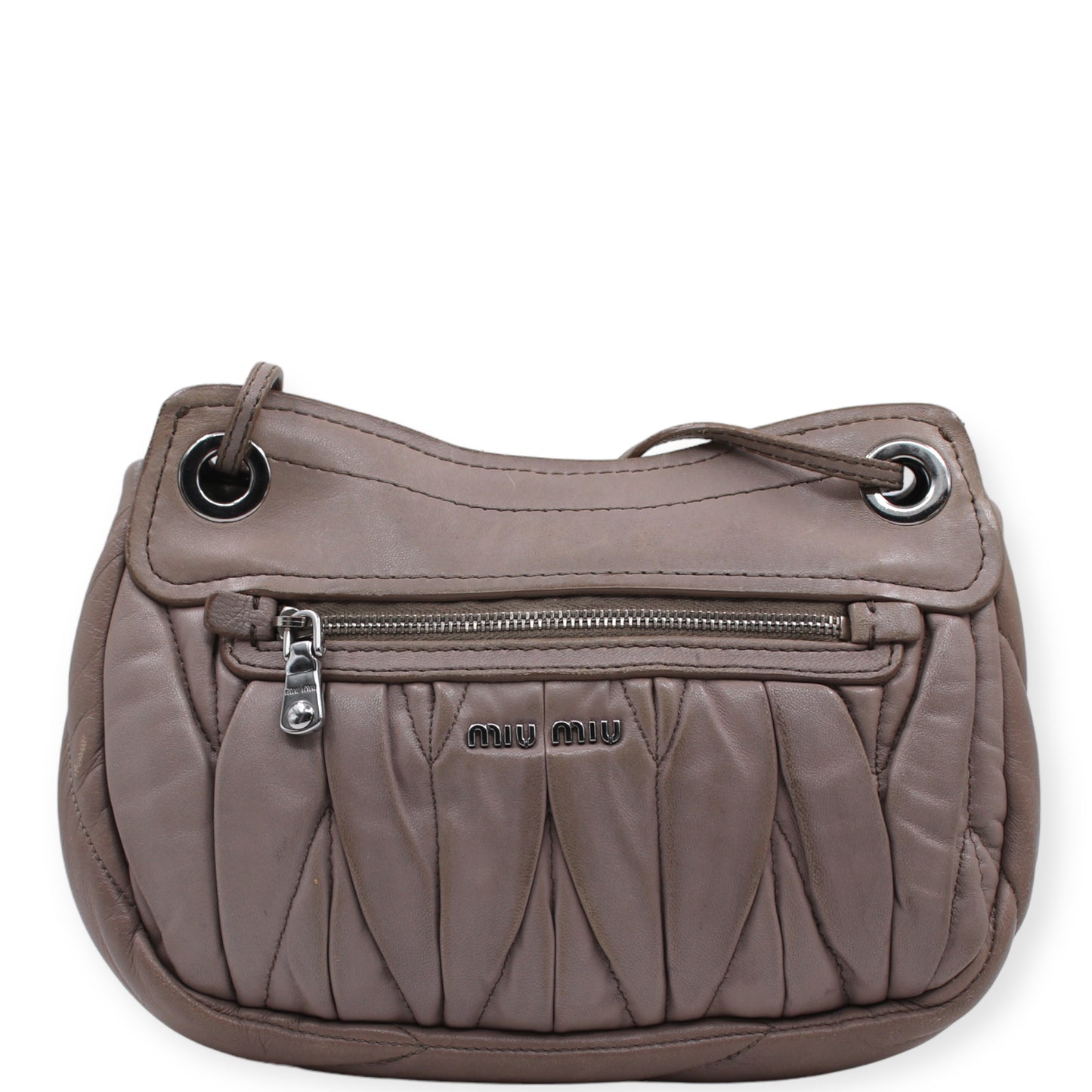 MIU MIU Umhängetasche taupe