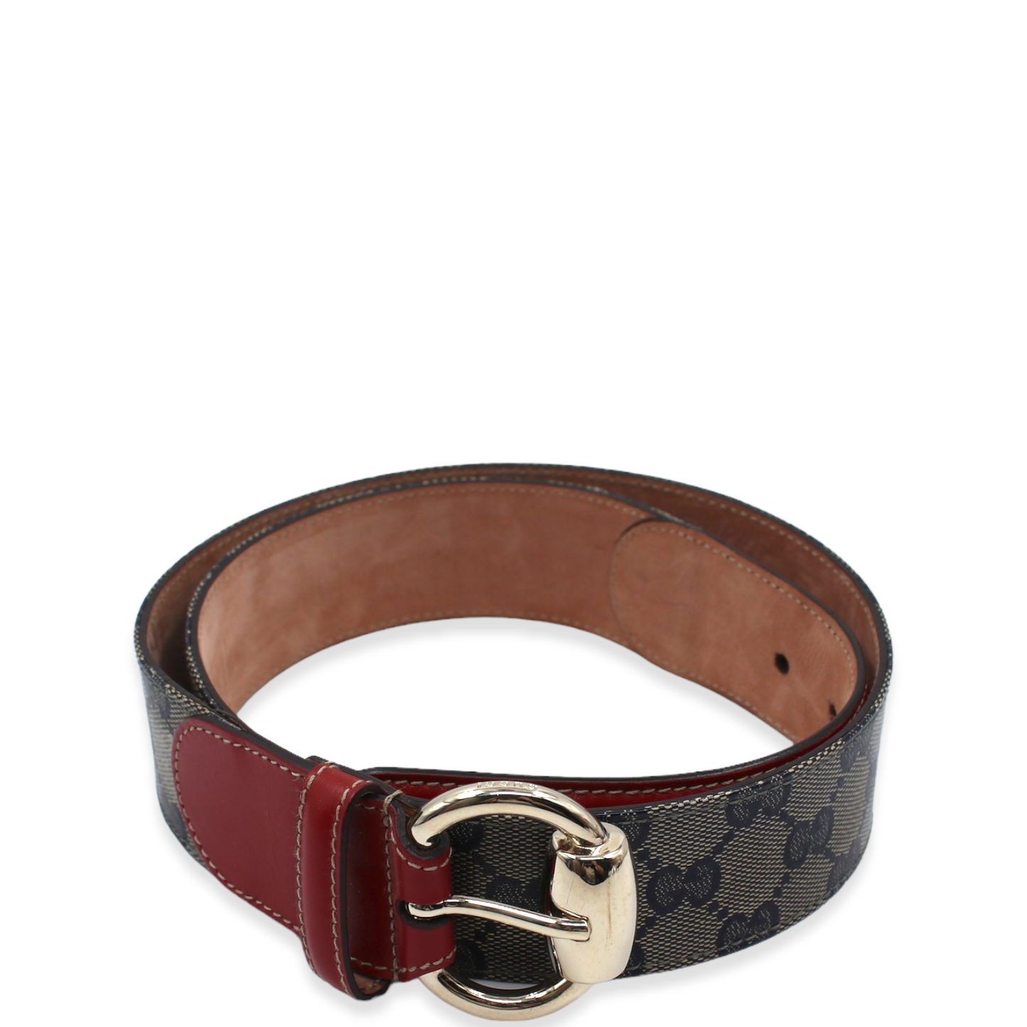 Gucci GG Supreme Gürtel blau