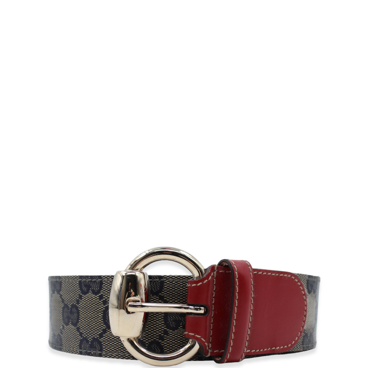 Gucci GG Supreme Gürtel blau