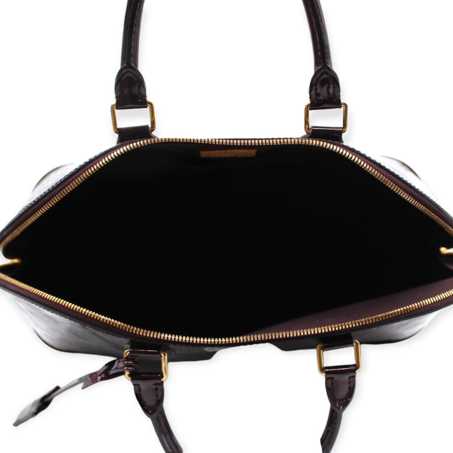 Louis Vuitton Alma GM Vernis Amarante