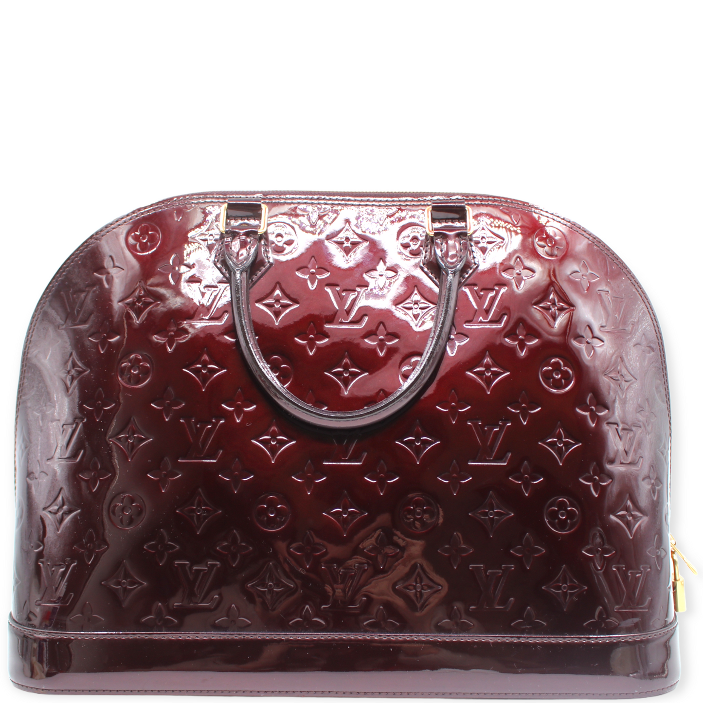 Louis Vuitton Alma GM Vernis Amarante