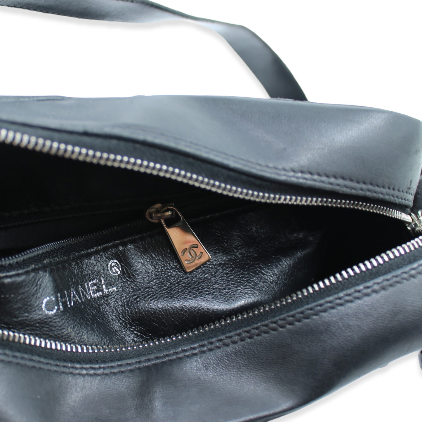 Chanel Schultertasche schwarz