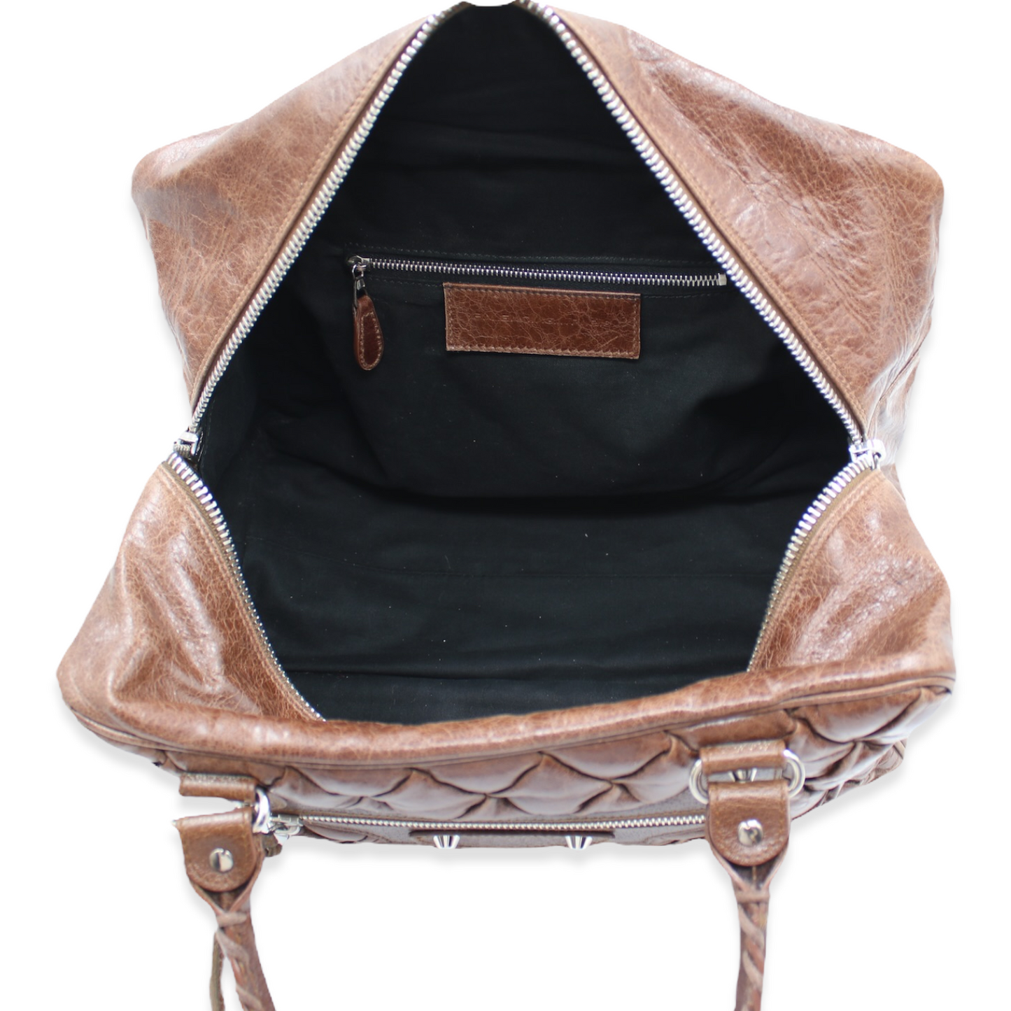 Balenciaga Chèvre Matelassé braun