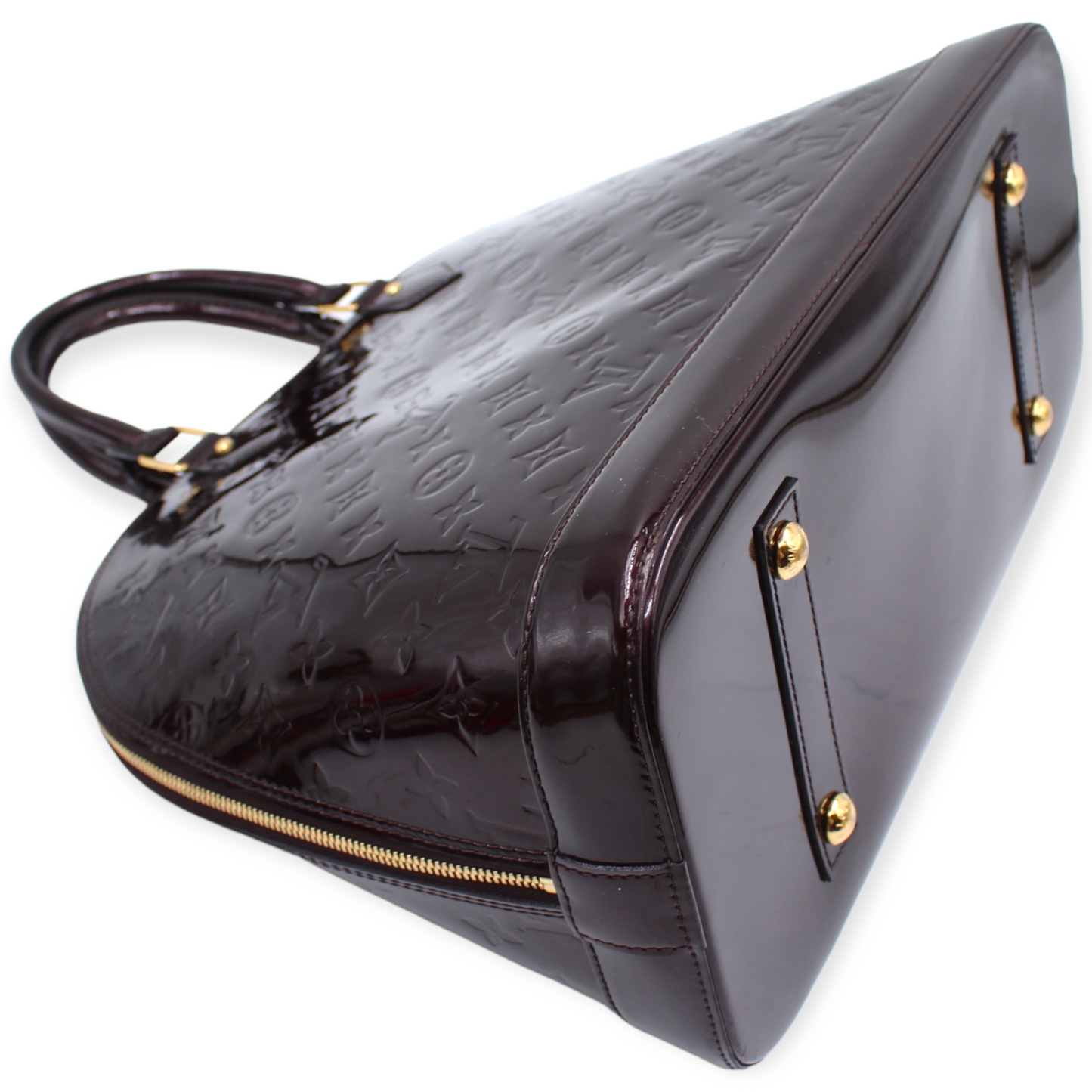 Louis Vuitton Alma GM Vernis Amarante