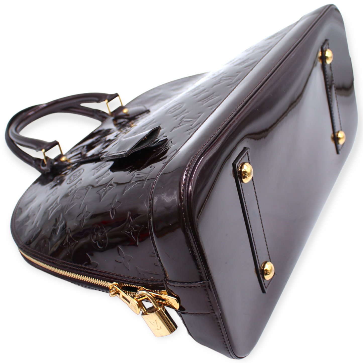 Louis Vuitton Alma GM Vernis Amarante