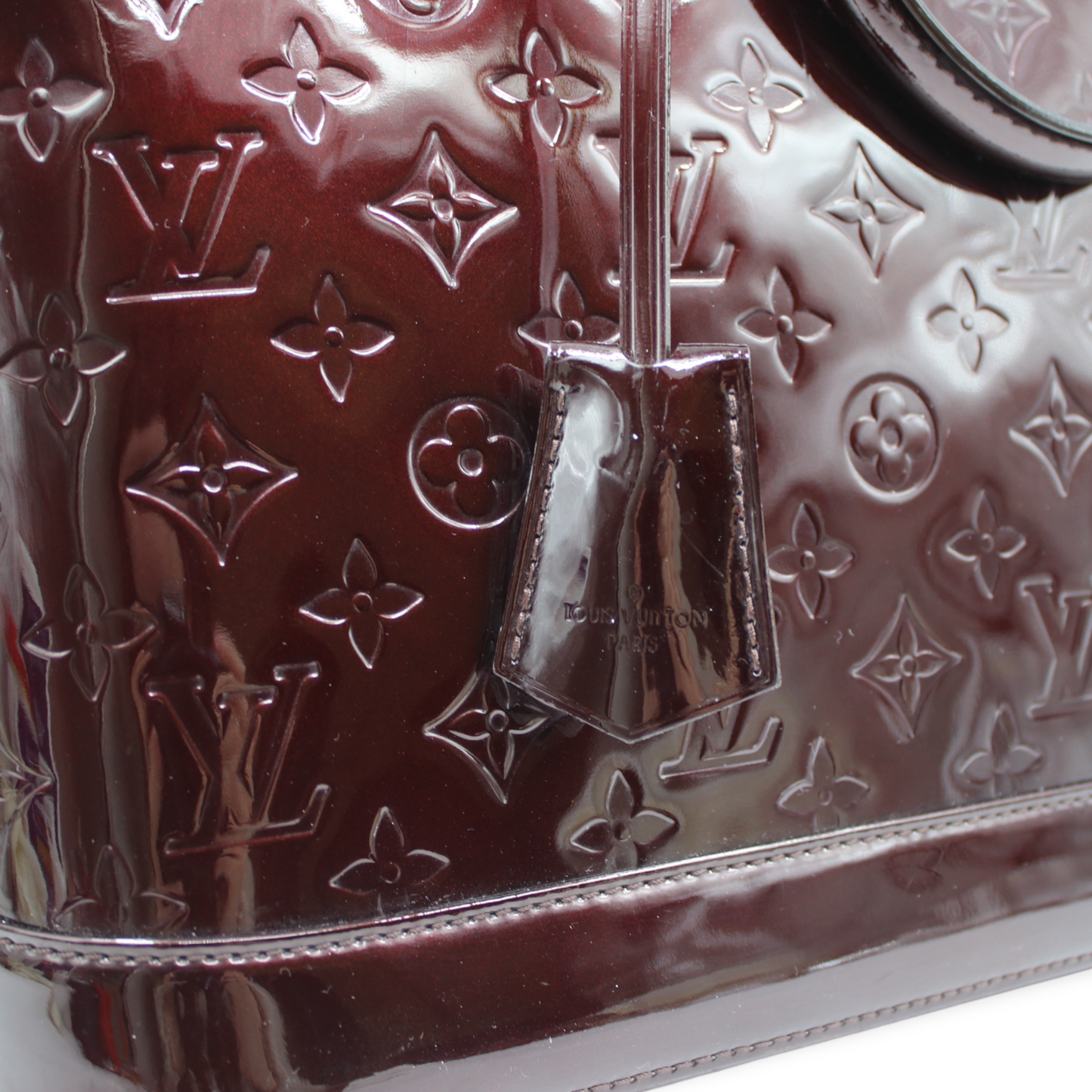 Louis Vuitton Alma GM Vernis Amarante