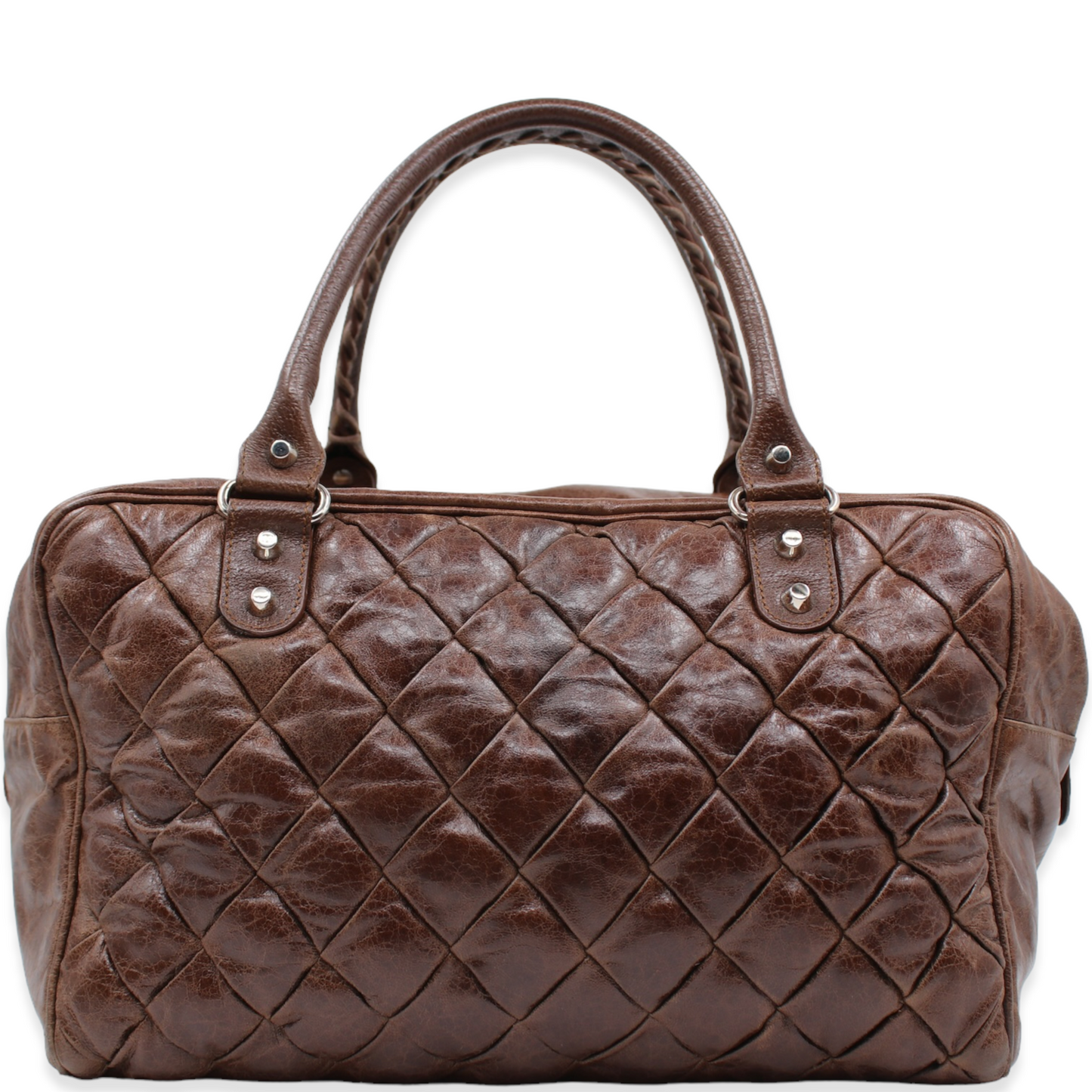 Balenciaga Chèvre Matelassé braun