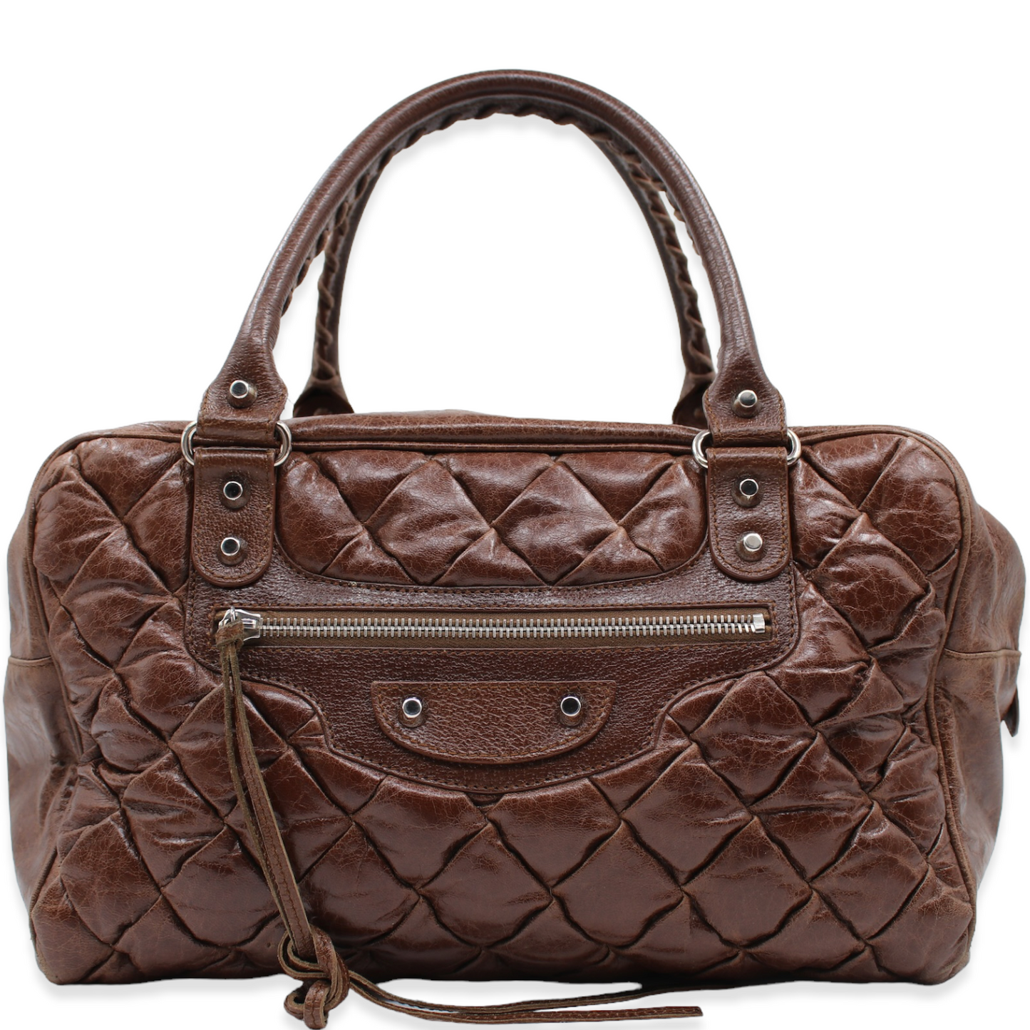 Balenciaga Chèvre Matelassé braun