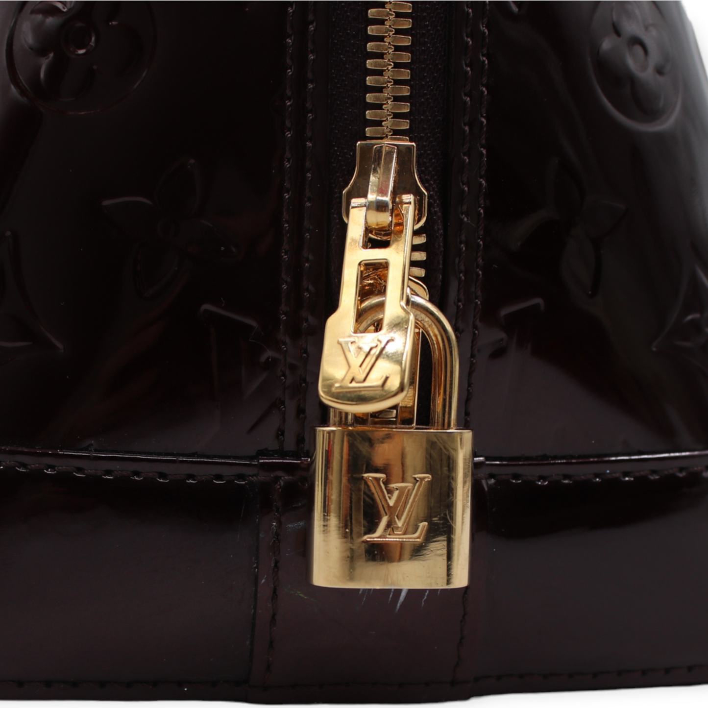 Louis Vuitton Alma GM Vernis Amarante