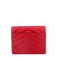SAINT LAURENT Cassandre trifold Portemonnaie rot