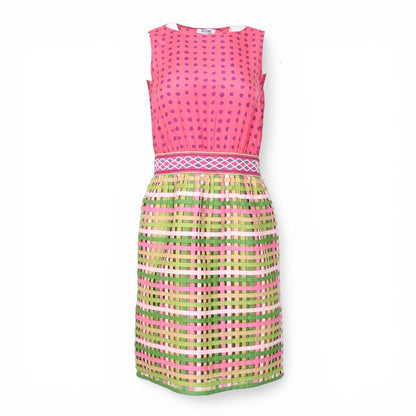 Moschino Kleid Seide gemustert IT 40 DE 36