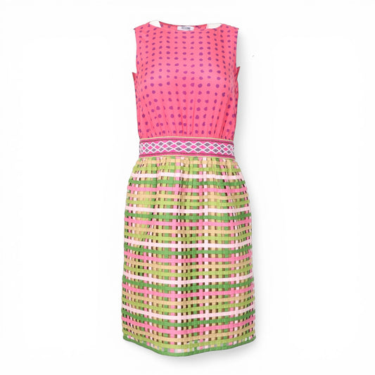 Moschino Kleid Seide gemustert IT 40 DE 36