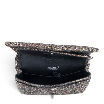 Chanel Timeless Medium double flap tweed