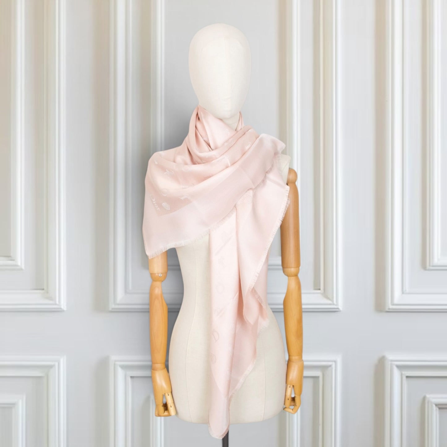 Dior Schal rosa 140 x 140 cm