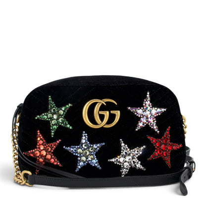 Gucci Marmont Camera bag Samt m. Sternen