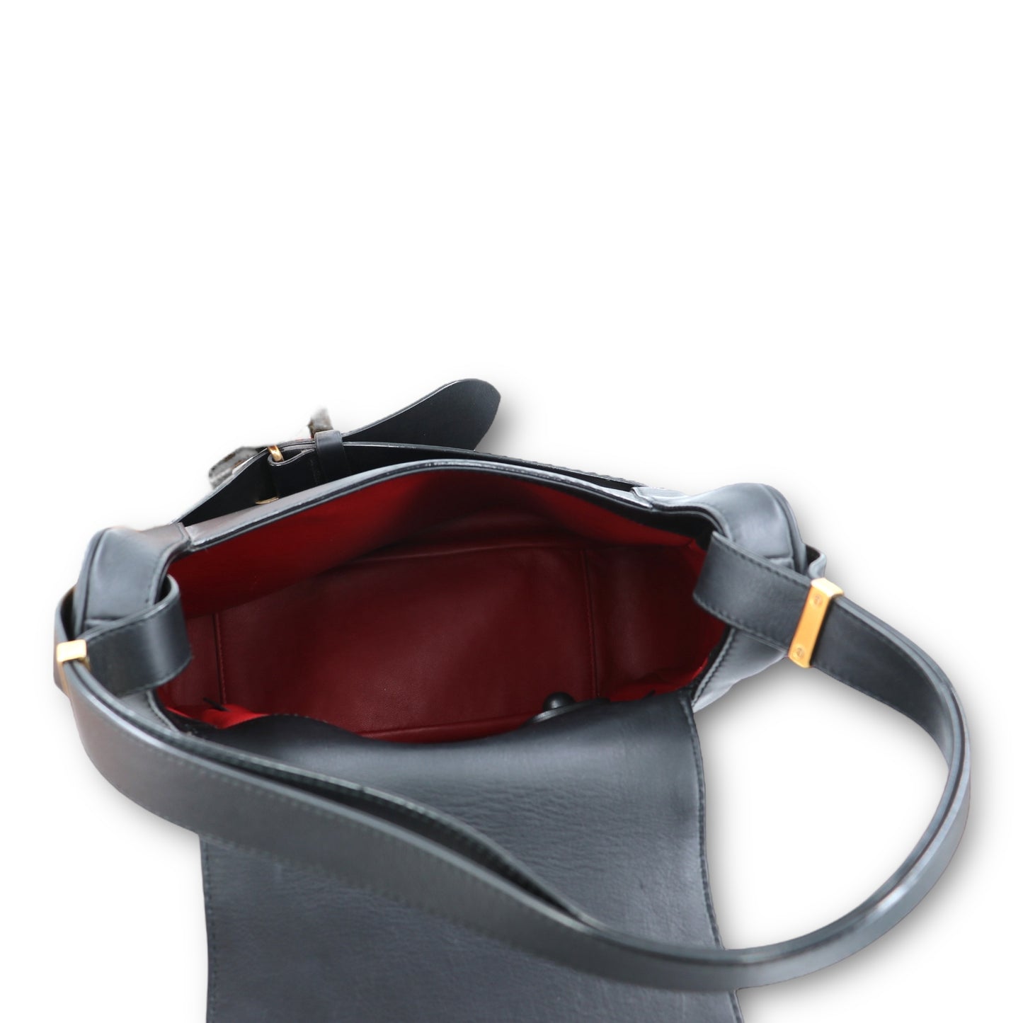 Bally Bell belted Schultertasche schwarz