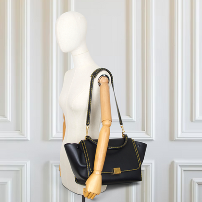 Céline Trapèze schwarz/gelb