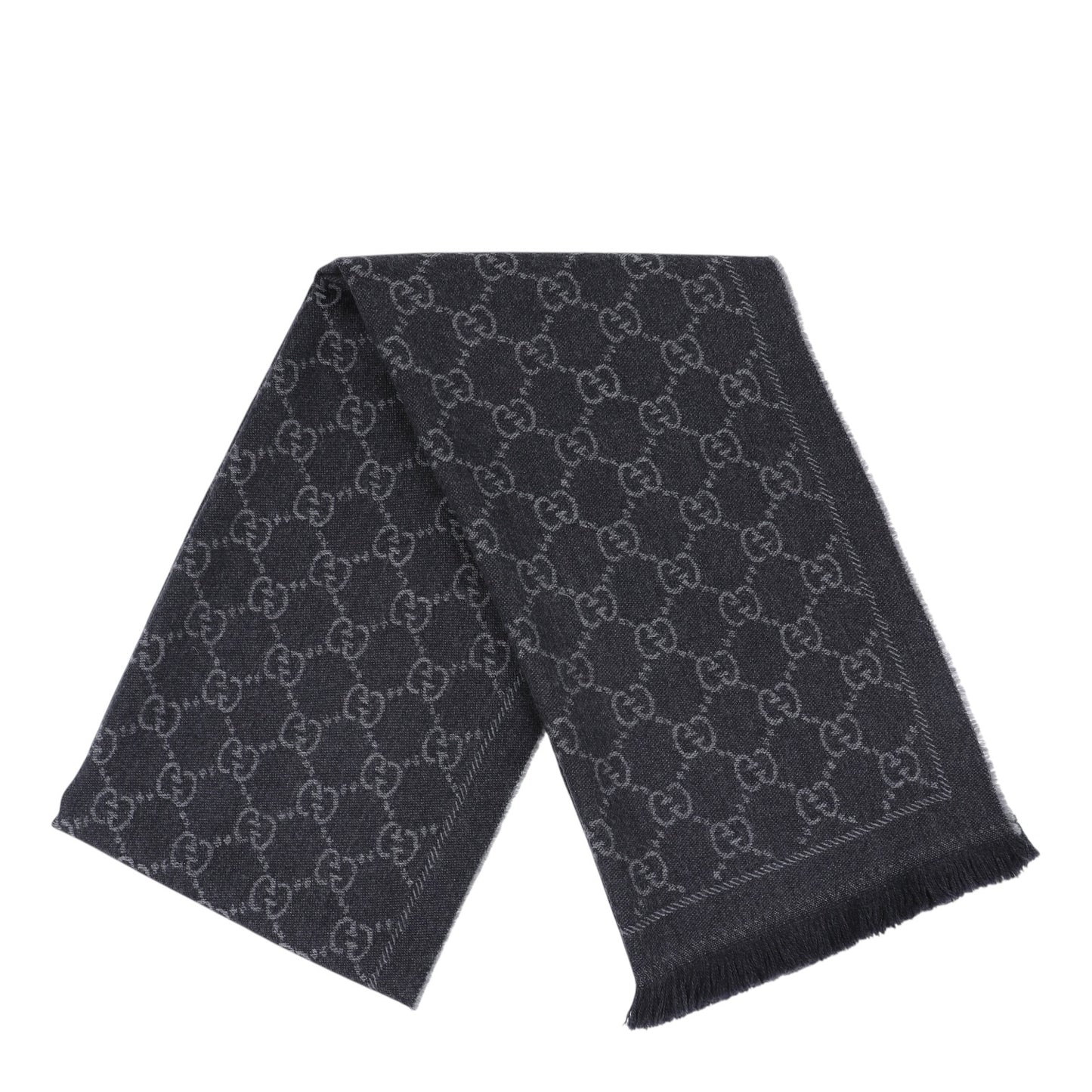 Gucci Schal GG grau reversible