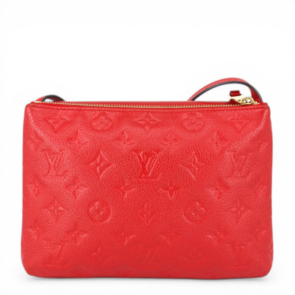 Louis Vuitton Twice empreinte rot