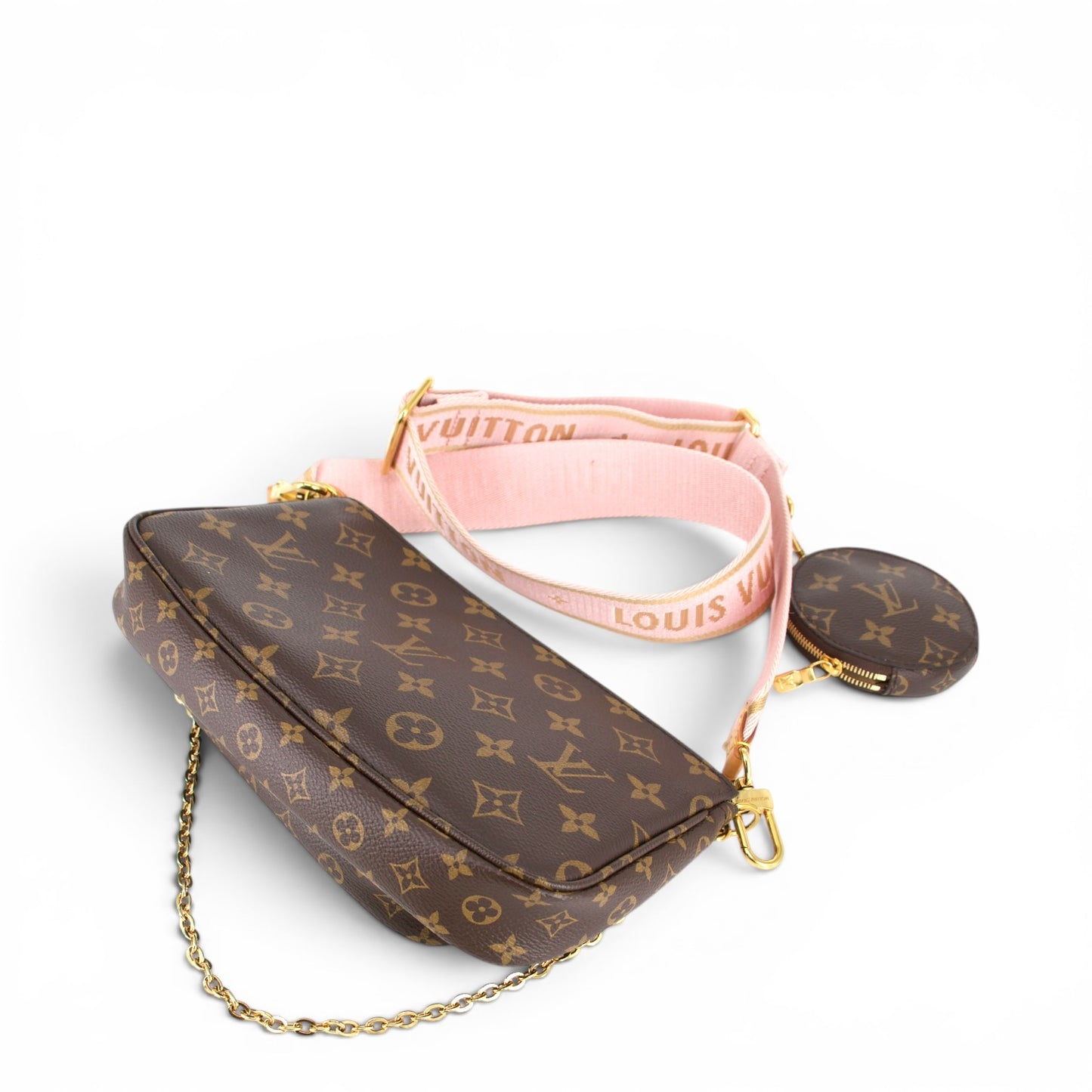 Louis Vuitton Multi Pochette Monogram rosa