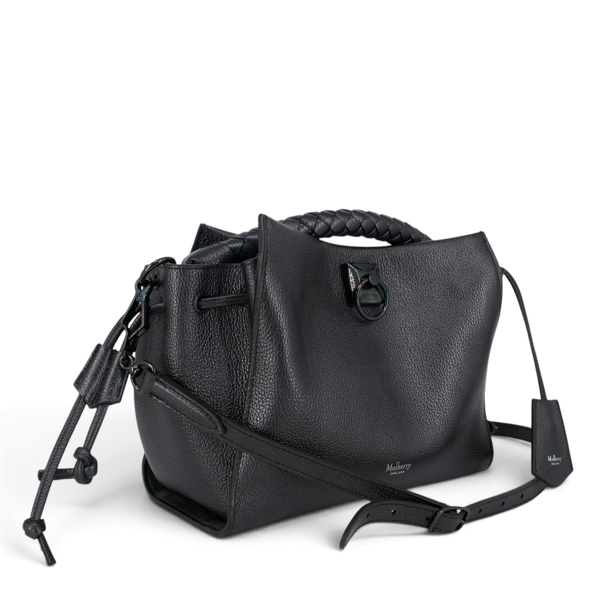 Mulberry Small Iris Two-way schwarz metallic