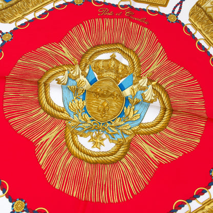 Hermès Carré "Poste et Cavalerie" rot