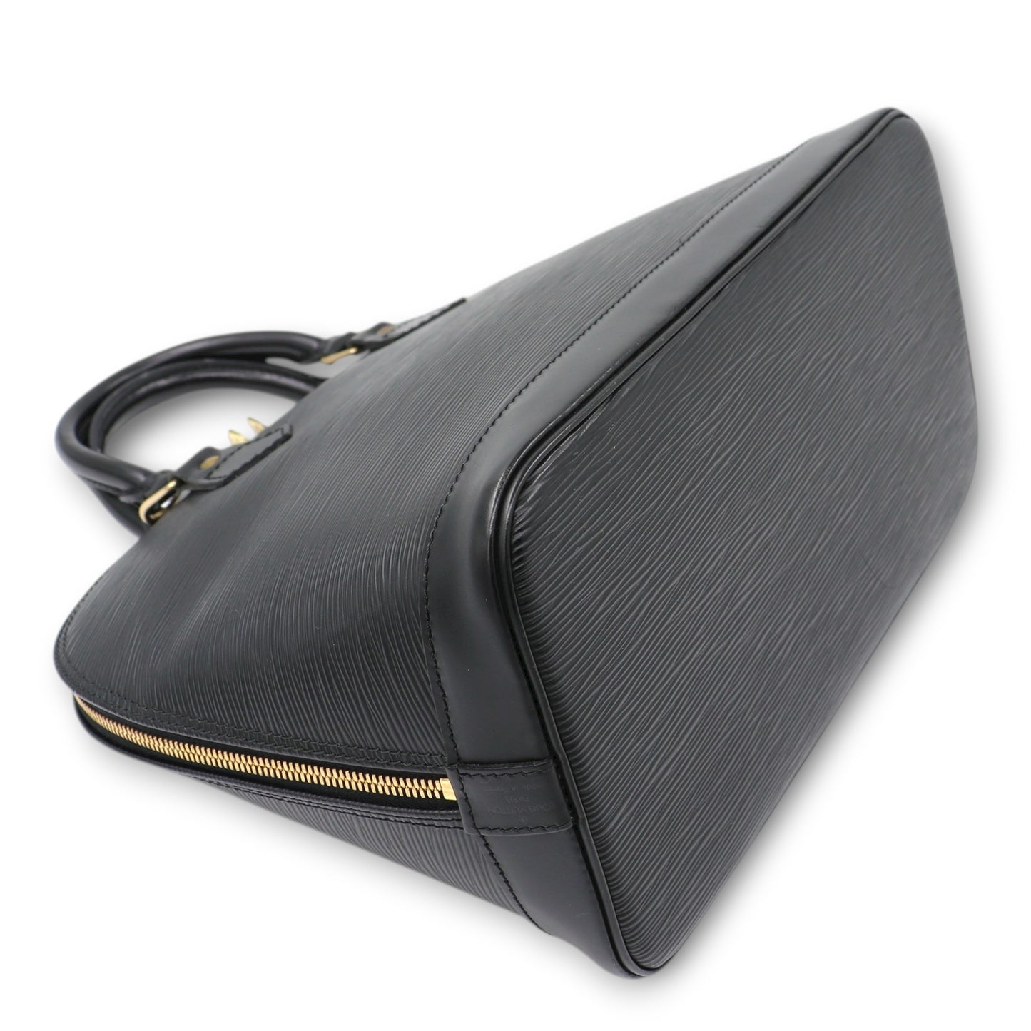 Louis Vuitton Alma PM Epi schwarz mit Schulterriemen