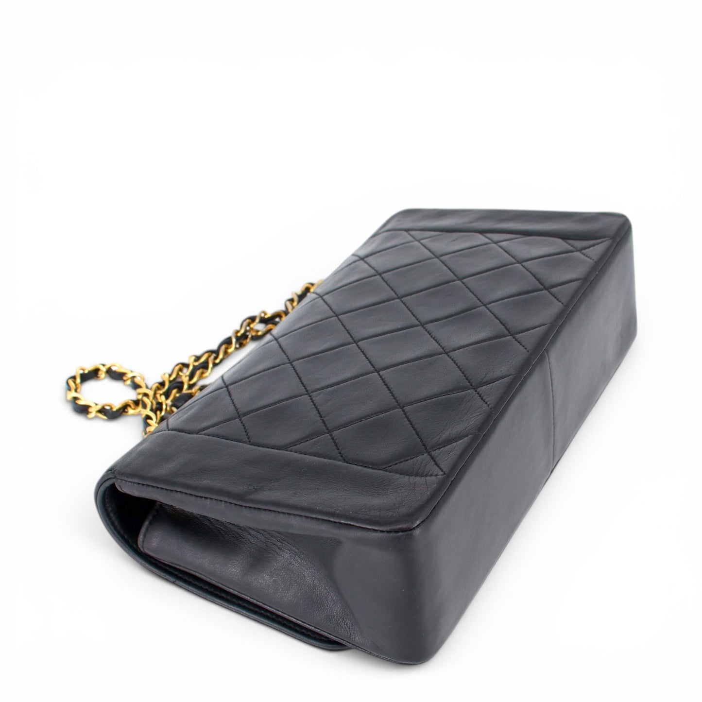Chanel Diana flap bag schwarz GHW