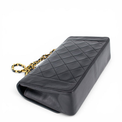 Chanel Diana flap bag schwarz GHW