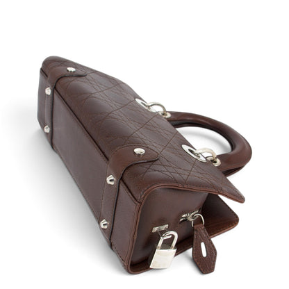 Dior East West Lady Dior Cannage braun