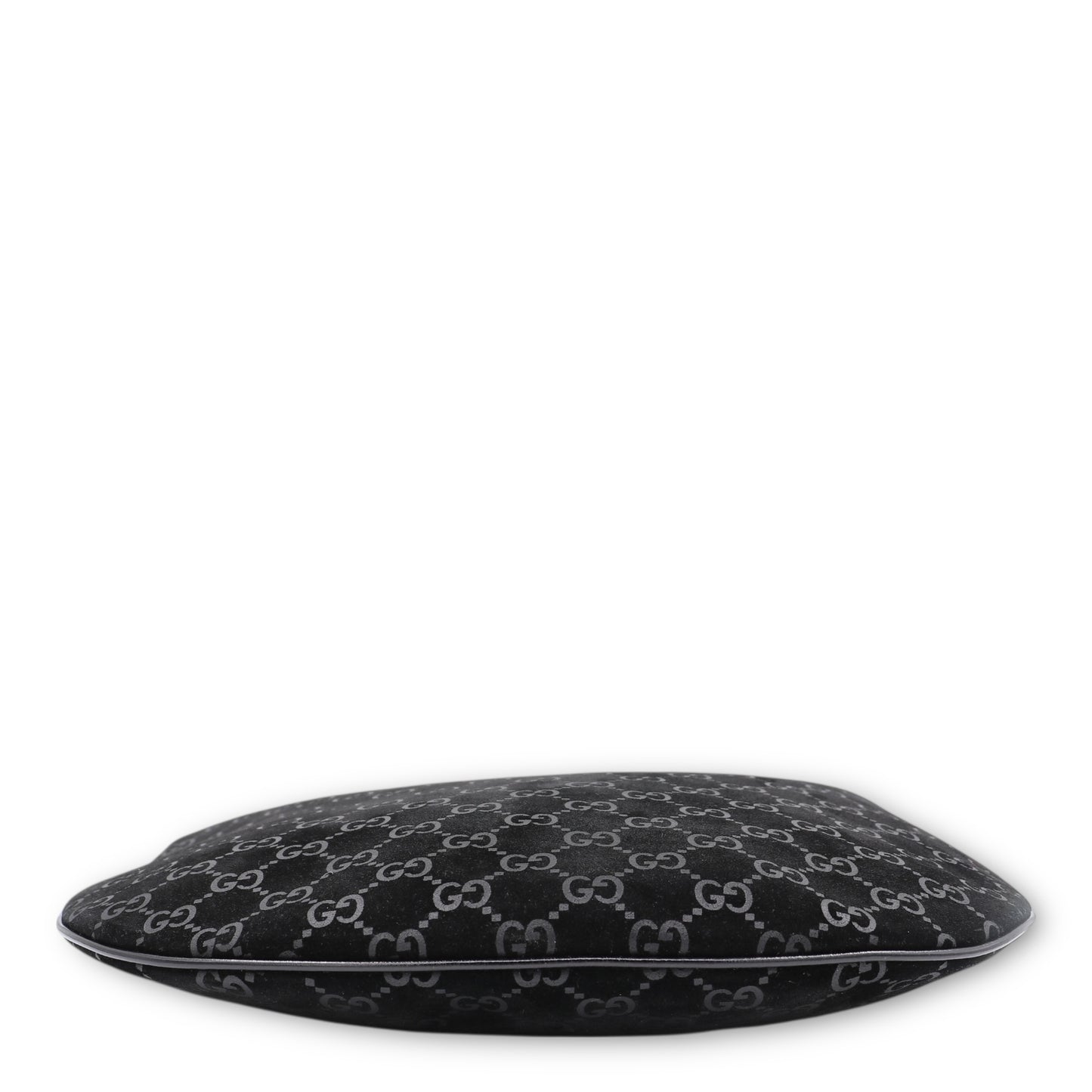 Gucci Schultertasche Wildleder schwarz