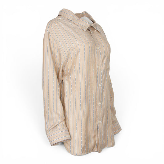 Balenciaga Bluse Seide beige Gr. 34
