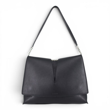 Jil Sander Medium View Schultertasche schwarz