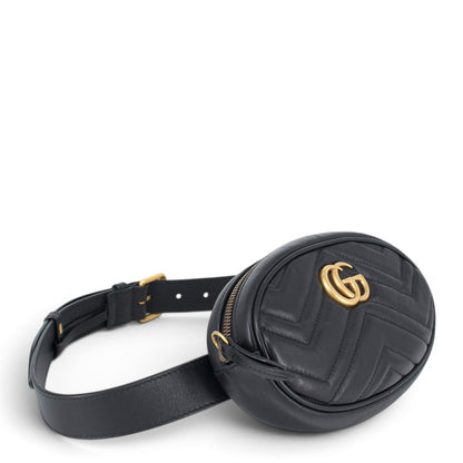 Gucci Marmont Gürteltasche schwarz