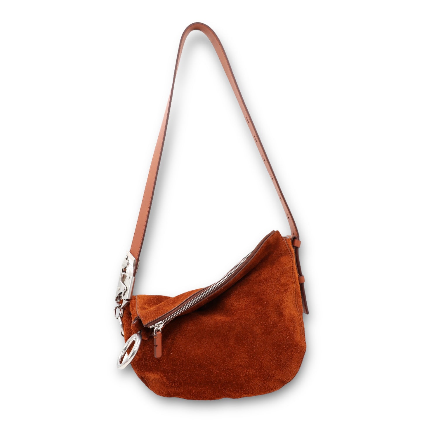 Burberry Small Knight bag Wildleder cognac