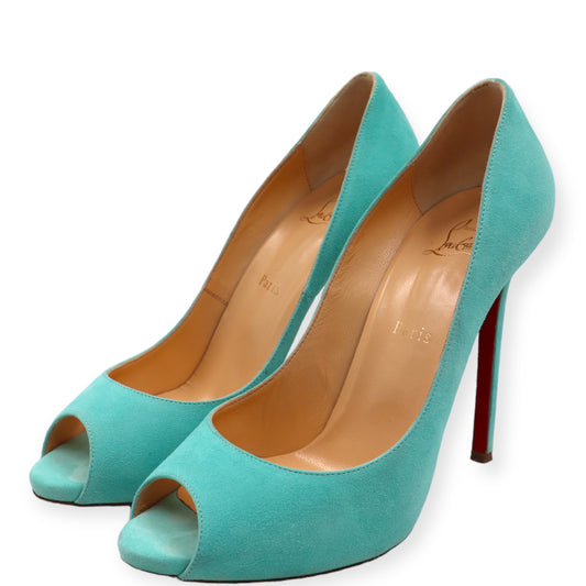 Christian Louboutin Peeptoes Aquamarine