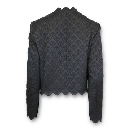 Simone Rocha Jacke schwarz bestickt Gr. 38