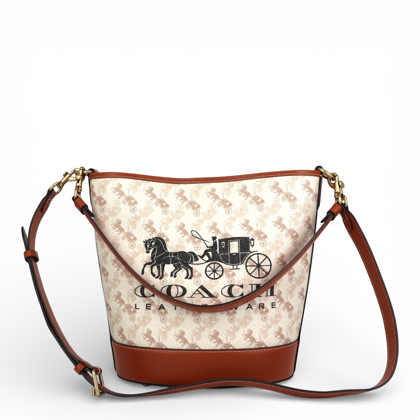 Coach Dakota Beuteltasche weiss/braun