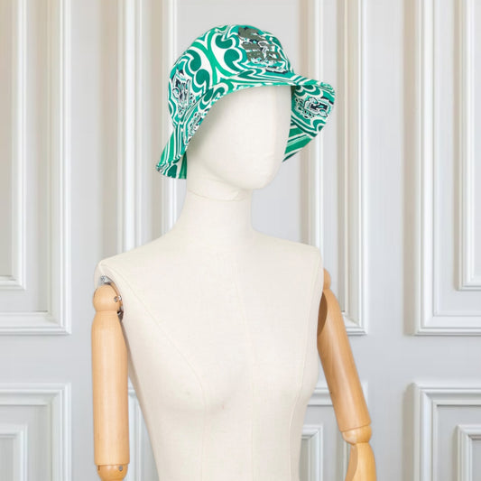 Etro Bucket hat grün Gr. 57