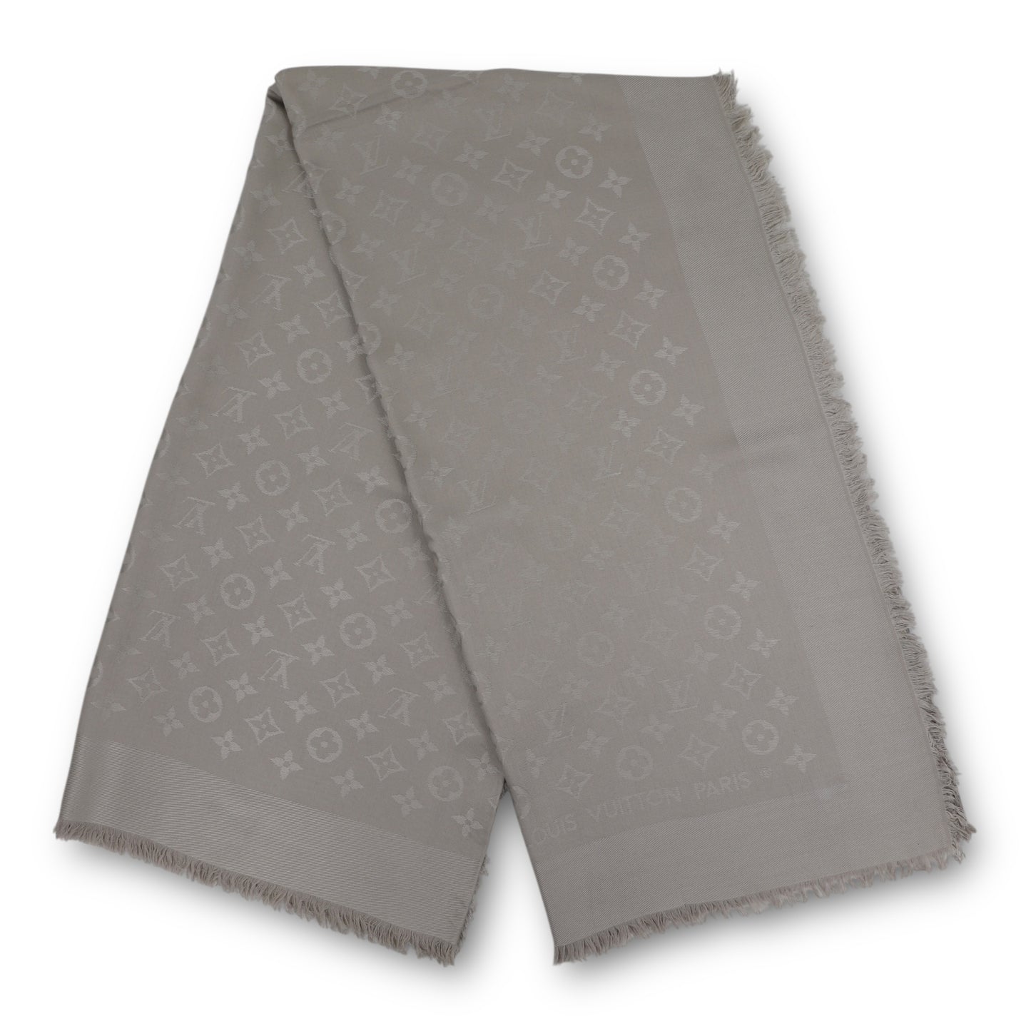 Louis Vuitton Monogram Schal grau