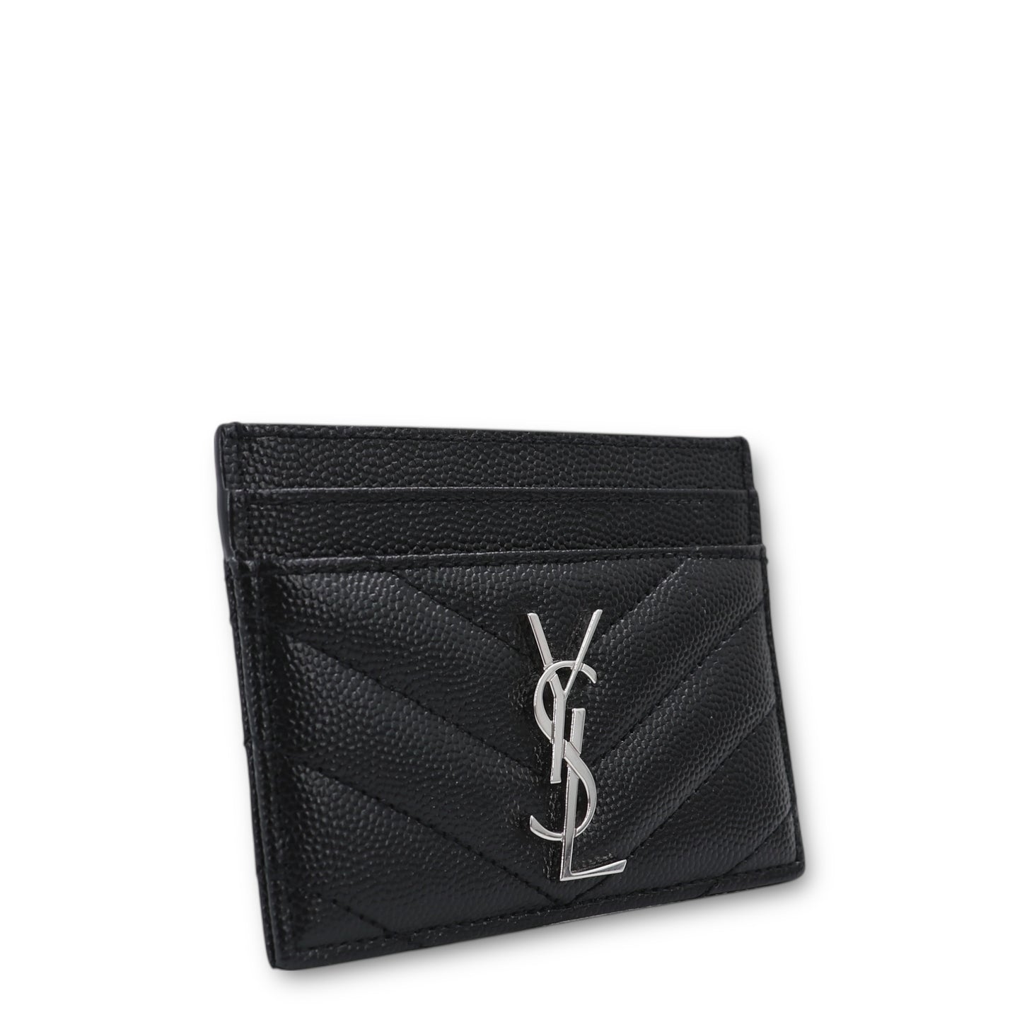 Saint Laurent Cassandre Kartenetui schwarz