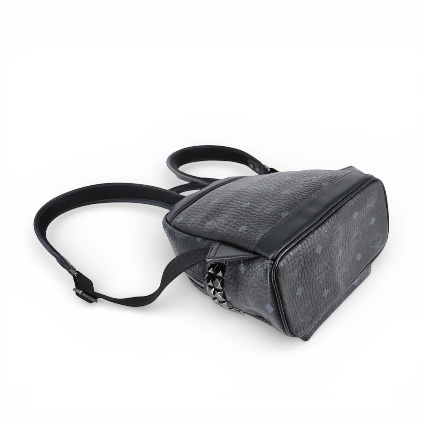 MCM Mini Stark Rucksack Visetos schwarz