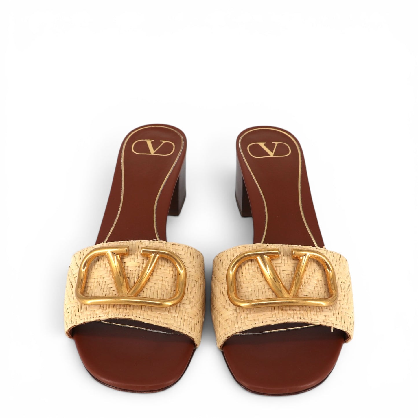 Valentino Vlogo Sandalen Raffia Gr. 38.5